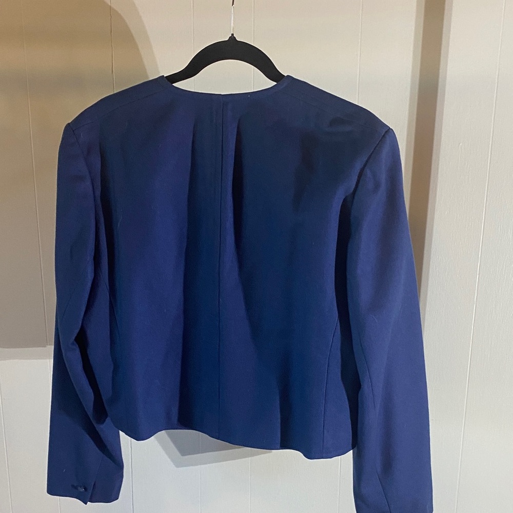 Pendleton Blue Wool Jacket Vintage - image 3